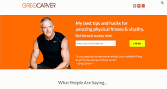 Desktop Screenshot of gregcarver.com